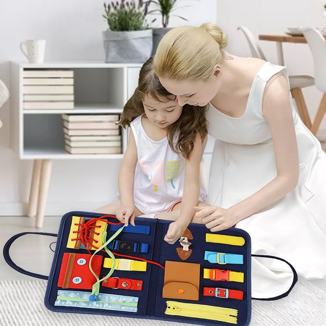 Pasta Educativa Montessori Sensorial Infantil Brinquedos Sensoriais007 Brincar Mundo Azul 